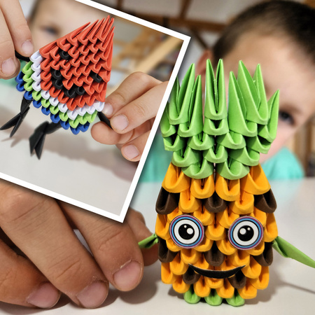 ORIGAMI 3D - ZESTAW 5 OWOCÓW