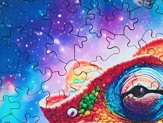 Puzzle drewniane – Galaxies – Kameleon – 150 el.