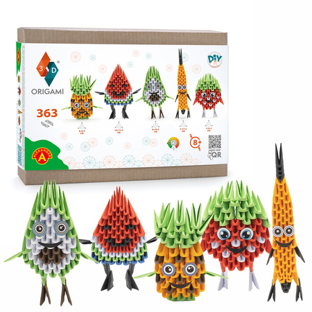 ORIGAMI 3D - ZESTAW 5 OWOCÓW