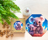 Puzzle drewniane – Hi, I’m little – Kylo Koala - 46 el.