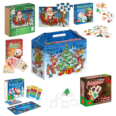 Kuferek świąteczny Alexander - Idealny dla dzieci 4-5 lat - Mikołajki