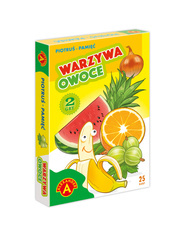 Karty Piotruś - Warzywa i Owoce