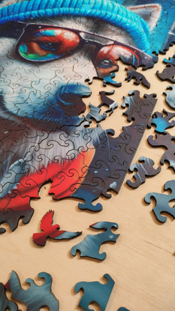 Puzzle drewniane – Cold is cool – Malamute Alek – 316 el.