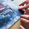 Puzzle drewniane – Christmas – Podróżujące psy – 250el.