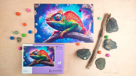 Puzzle drewniane – Galaxies – Kameleon – 150 el.