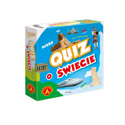 Gra edukacyjna Alexander - Mikro QUIZ o Świecie - kieszonkowa podręczna