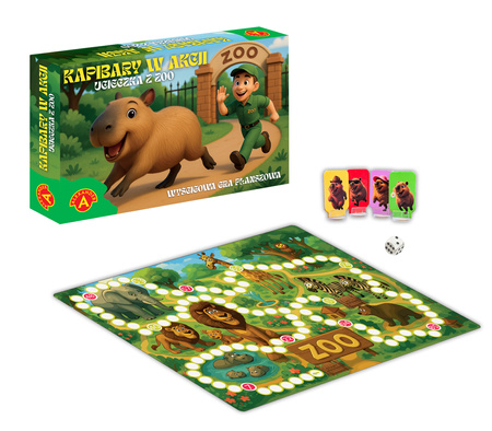 Gra planszowa - Alexander - Kapibary w akcji – Ucieczka z zoo