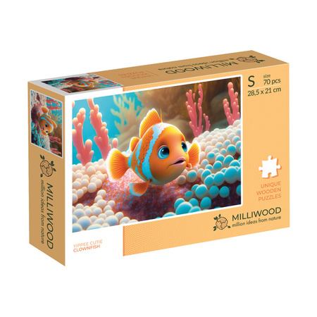 Puzzle drewniane – Yippee Cutie – Rybka – 70 el.