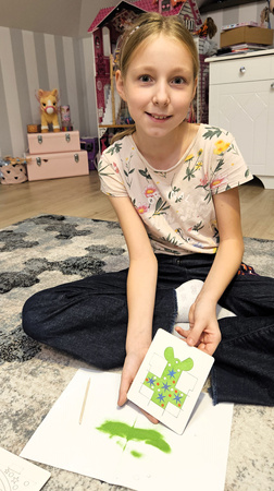 Piaskowe Malowanki - Ozdoby na Choinkę - Ciastek