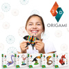 ORIGAMI 3D - KWIATY FIOLETOWE