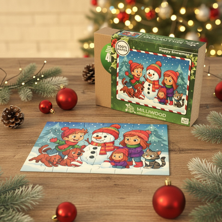 Puzzle klasyczne – Christmas – Happy Snowman – 30el.
