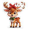Puzzle drewniane – Christmas – Reniferek – 50el.