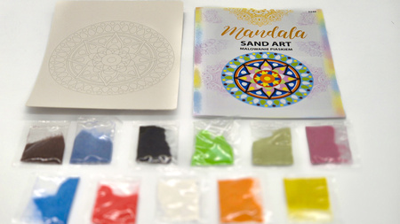 Piaskowe Malowanki - Mandala 2 - Sand Art