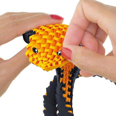 ORIGAMI 3D - KOBRA CZARNA