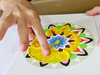 Piaskowe Malowanki - Mandala 3 - Sand Art