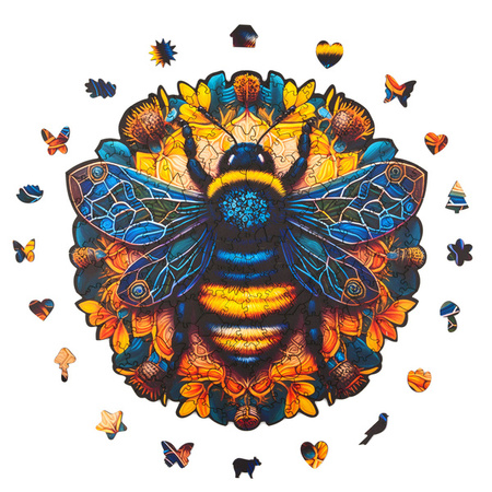 Puzzle drewniane – Peace and harmony – Pszczoła- 206 el.