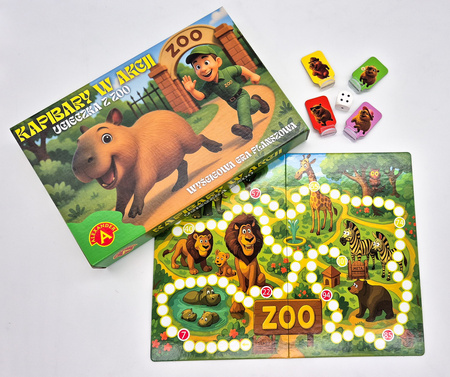 Gra planszowa - Alexander - Kapibary w akcji – Ucieczka z zoo