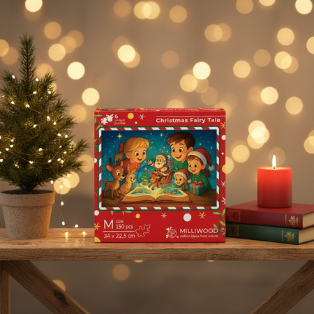 Puzzle drewniane – Christmas – Świąteczna Baśń – 150el.