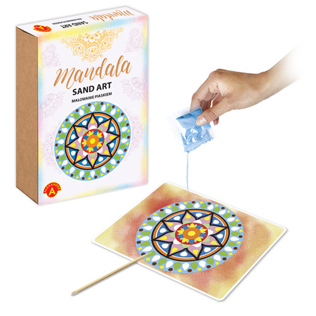 Piaskowe Malowanki - Mandala 2 - Sand Art