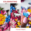 Puzzle Drewniane Milliwood - Celebrating - Floral Heart 23,5x19,5 - 100 el.