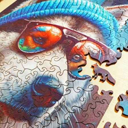 Puzzle drewniane – Cold is cool – Malamute Alek – 316 el.