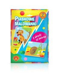 Piaskowe Malowanki - Pies, Ślimak