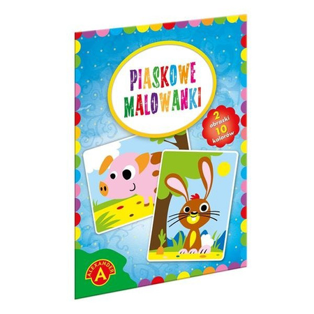 Piaskowe Malowanki - Świnka, Królik