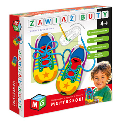 Gra edukacyjna - Multigra - Montessori - Zawiąż buty