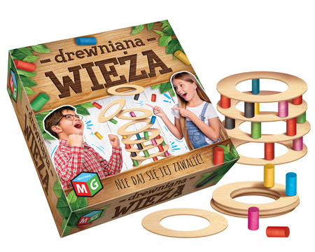 Gra zręcznościowa - Multigra - Drewniana wieża