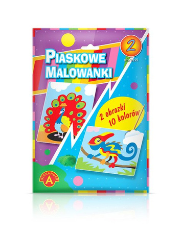 Piaskowe Malowanki - Kameleon, Paw
