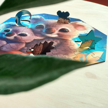 Puzzle drewniane – Hi, I’m little – Kylo Koala - 46 el.