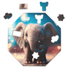 Puzzle drewniane – Hi, I’m little – Słonik Ellie - 46 el.