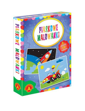 Piaskowe Malowanki – Auto/Rakieta